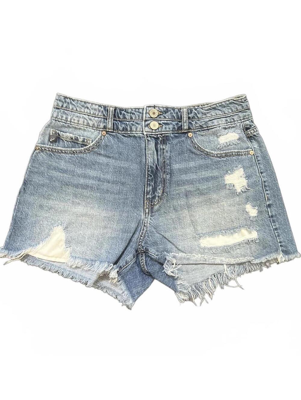KanCan High Waisted Denim Shorts - 28